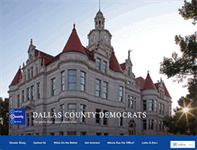 Tablet Screenshot of democratsfordallascountyiowa.org